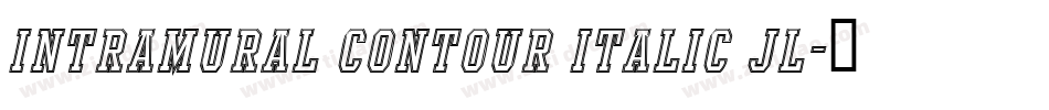 Intramural Contour Italic JL字体转换